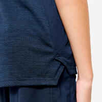 Kids' Synthetic Breathable T-Shirt S500 - Navy