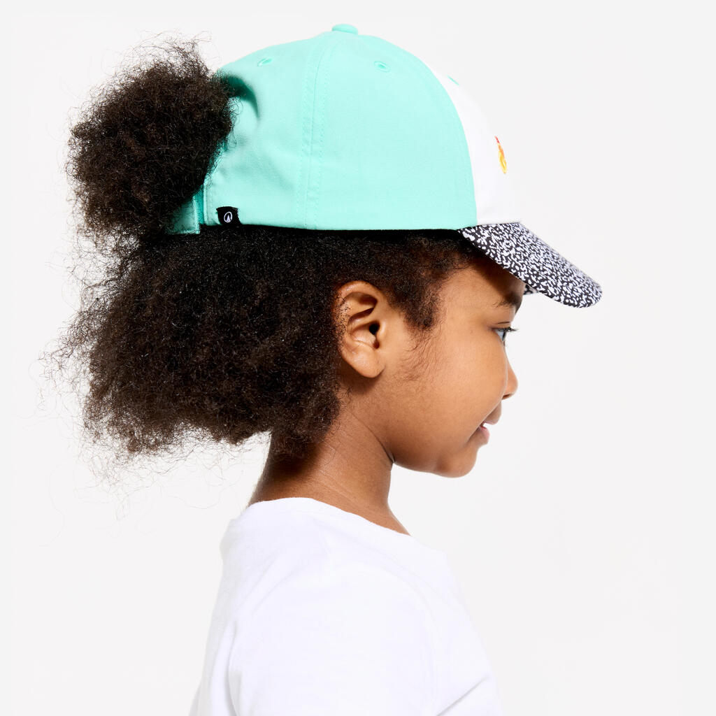 Casquette multisport ajustable bébé mixte, Blanc et vert