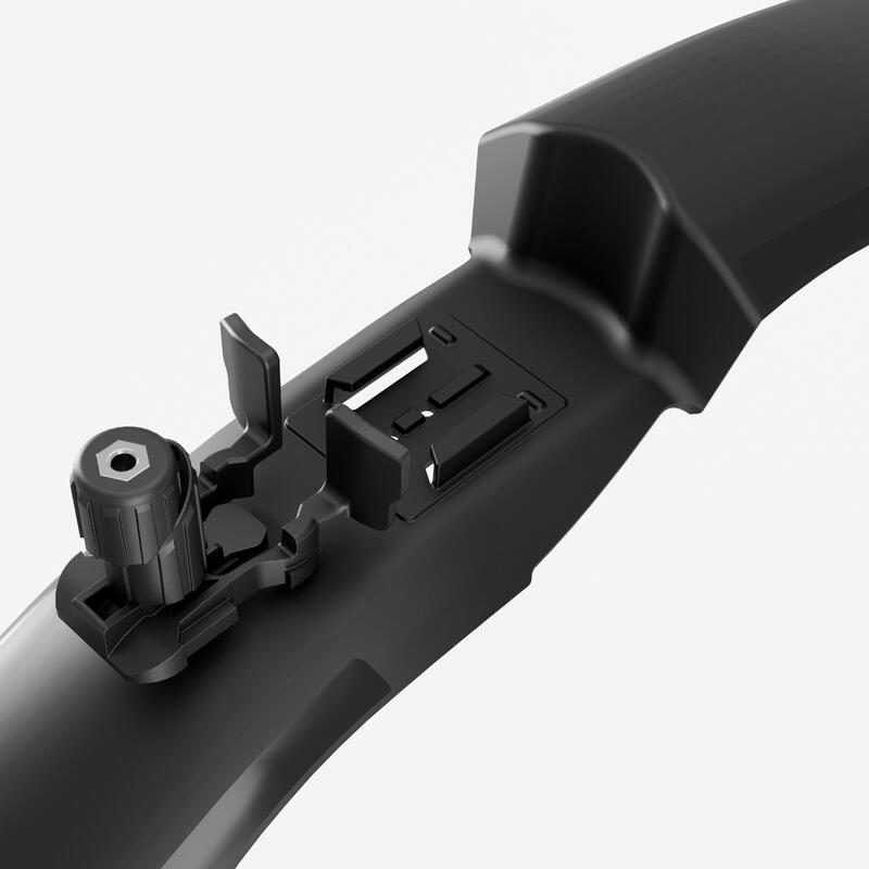 GUARDA-LAMAS DIANTEIRO/TRASEIRO BTT RÍGIDO V3 26" - 27,5" - 29" PRETO (CONJUNTO)