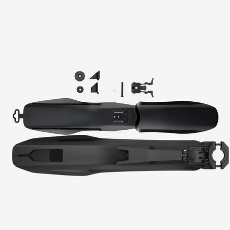 Комплект крил для гірського велосипеда V3 26"- 27,5"- 29" жорсткі чорні