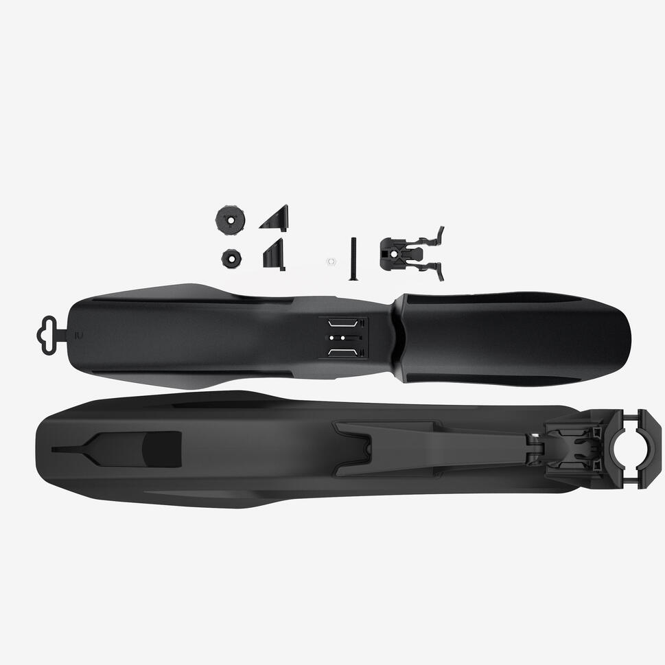 Zestaw błotników rowerowych MTB Rockrider V3 26"-27,5"-29"  przedni i tylny