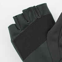WARM SOFTSHELL MITTENS 500 GREEN