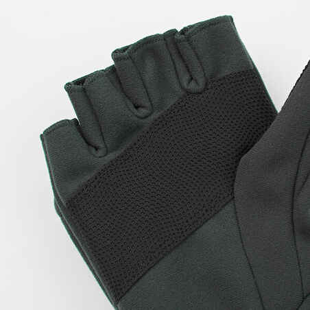 WARM SOFTSHELL MITTENS 500 GREEN