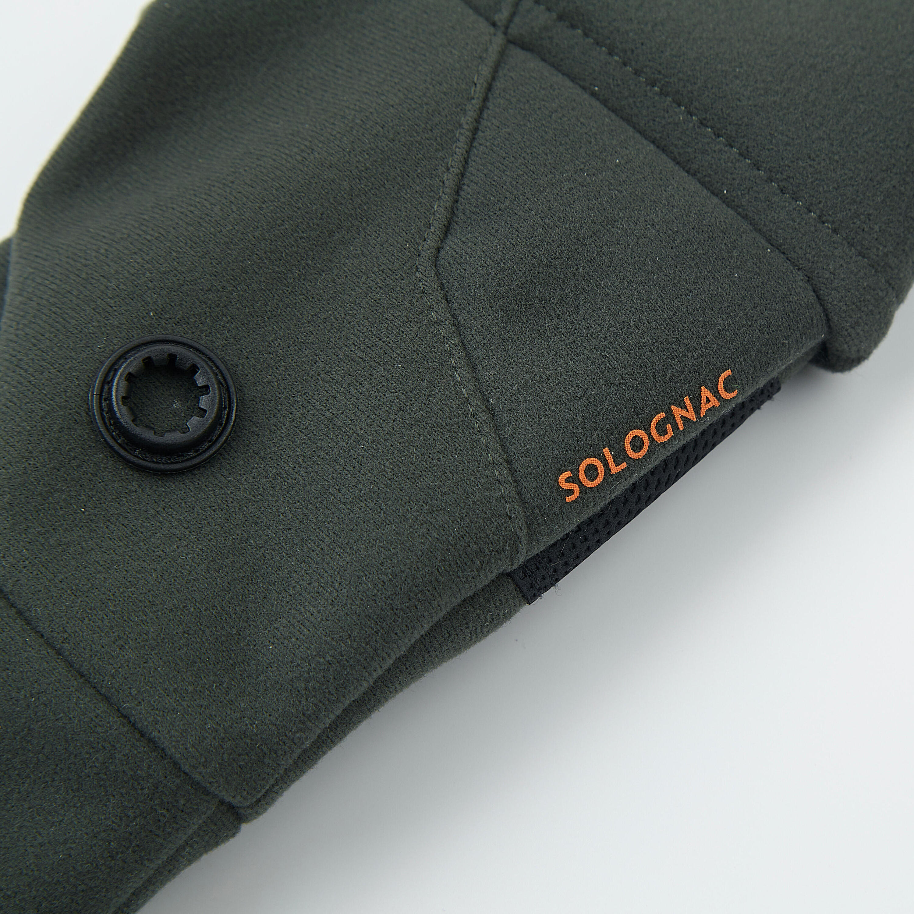 Jagd-Handschuhe Fäustlinge Softshell - 500 grün  6/9