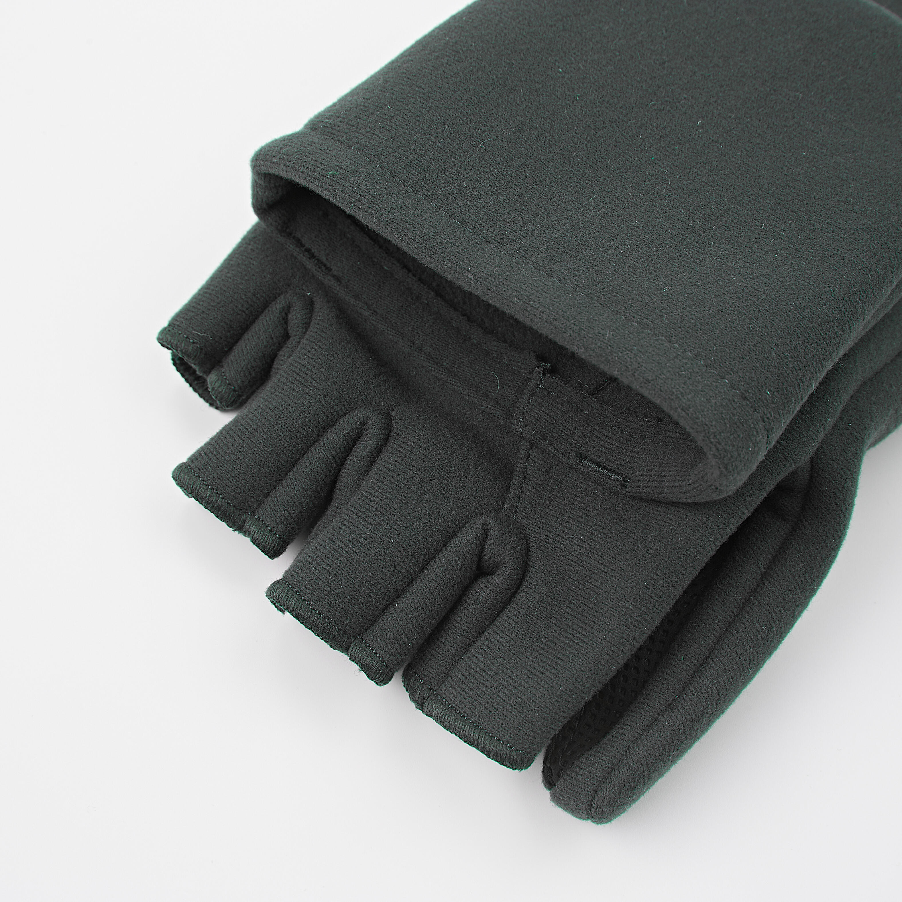 SOLOGNAC Bezprstové hrejivé softshellové rukavice 500 zelené 2XL-3XL · záber 5