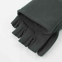 WARM SOFTSHELL MITTENS 500 GREEN