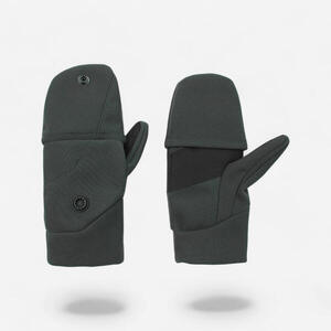 Guantes Caza Solognac 500 Mitones Manoplas Verde Softshell Perlante