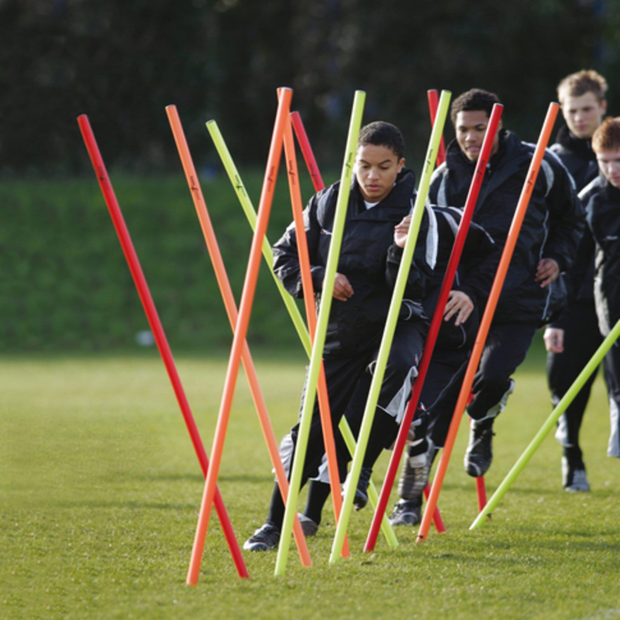 PRECISION TRAINING Boundary Poles (set of 12) - Red