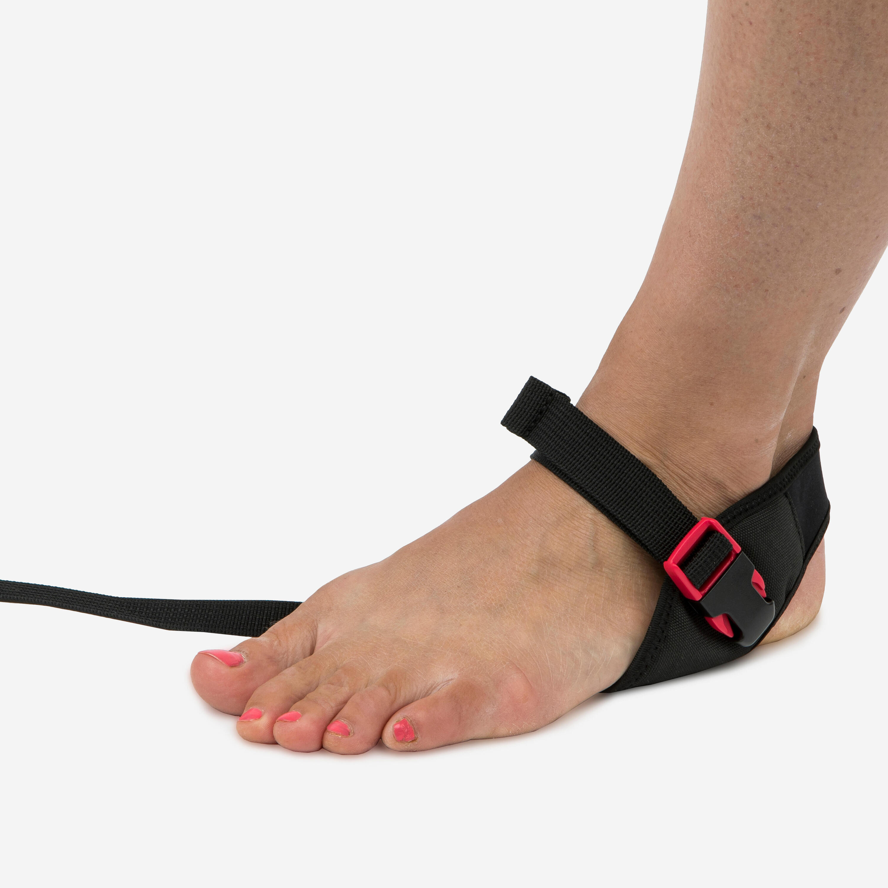 Elastique de nage statique - noir rouge 9/10
