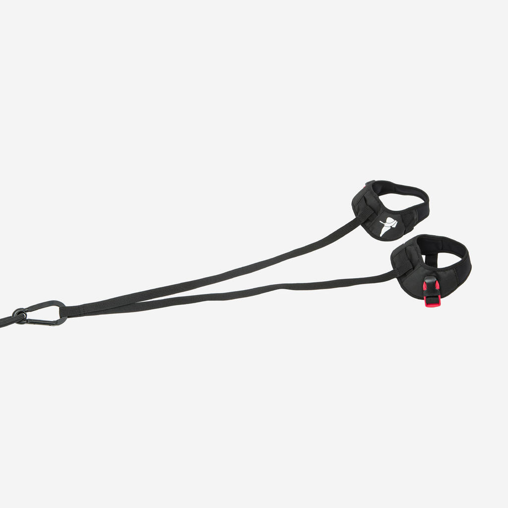 Stationary swimming tether black red