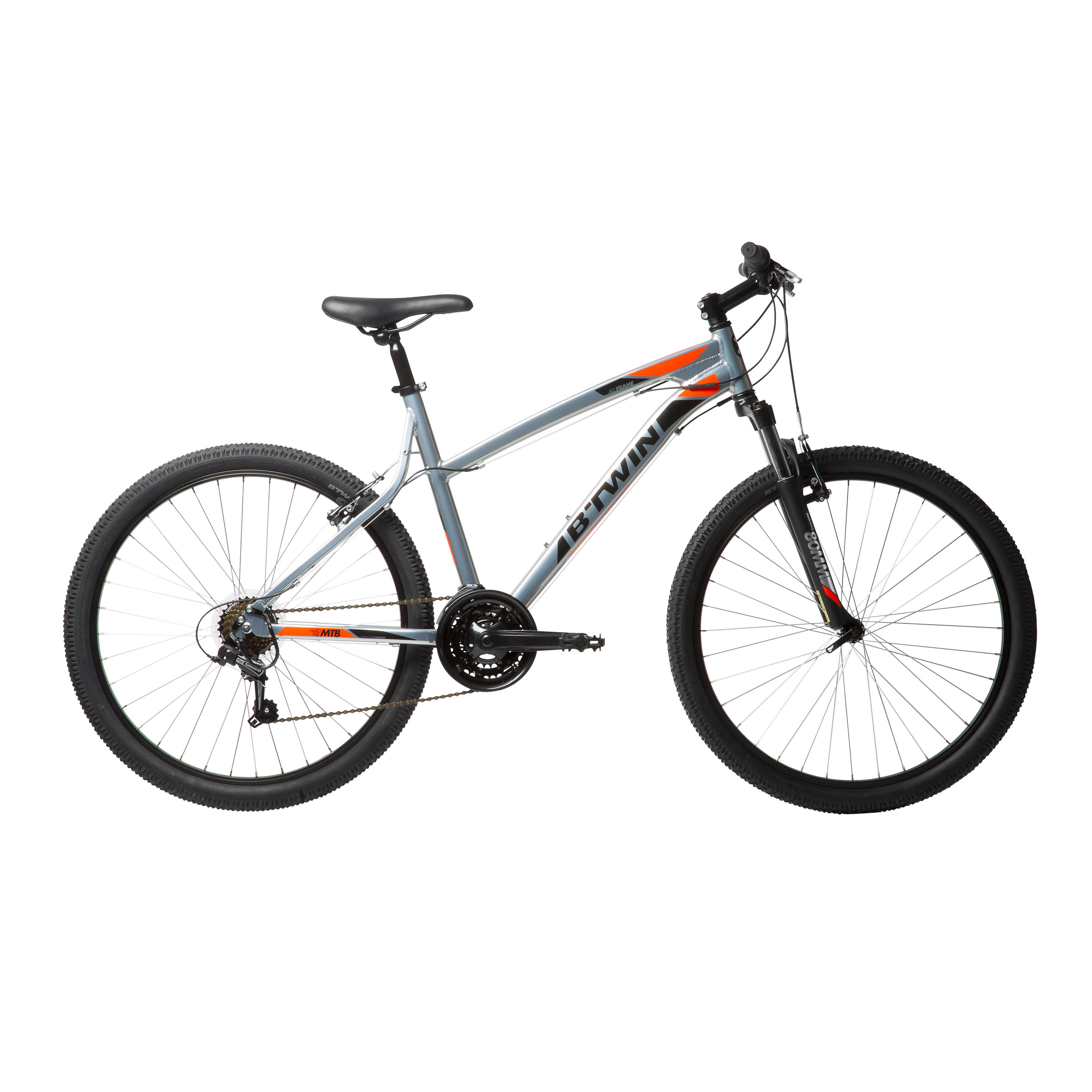 Rockrider 340 MTB - Chrome/Orange/Black 1/12