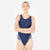Maillot de bain 1 pièce natation Femme - Laia vai blanc