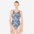Maillot de bain 1 pièce natation Femme - Kamyleon vai blanc