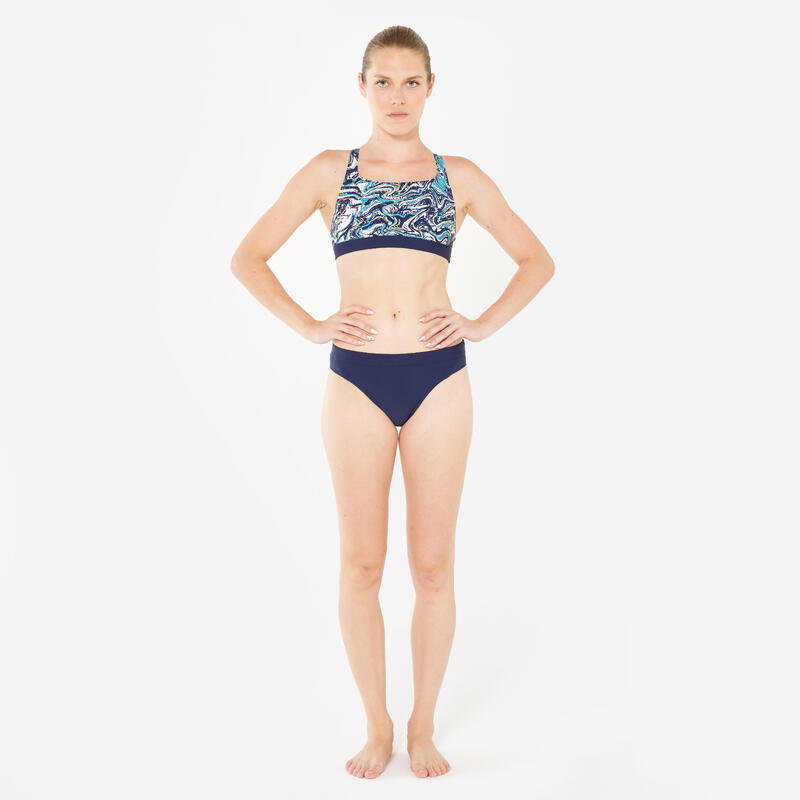 Haut de maillot de bain natation Femme - Kamyleon vai blanc