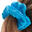 Girls' Swimming Hair Scrunchie - Blue