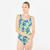 Maillot de bain 1 pièce natation Femme - Kamiye jaune