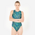 Maillot de bain 1 pièce water-polo Femme - All vai turquoise