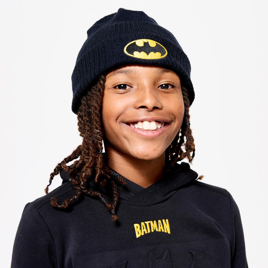 Kids' Mesh Beanie Batman - Black