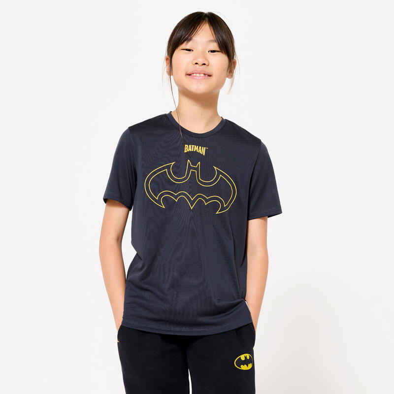 Tricou respirant sport cu logo Batman Negru Băieți