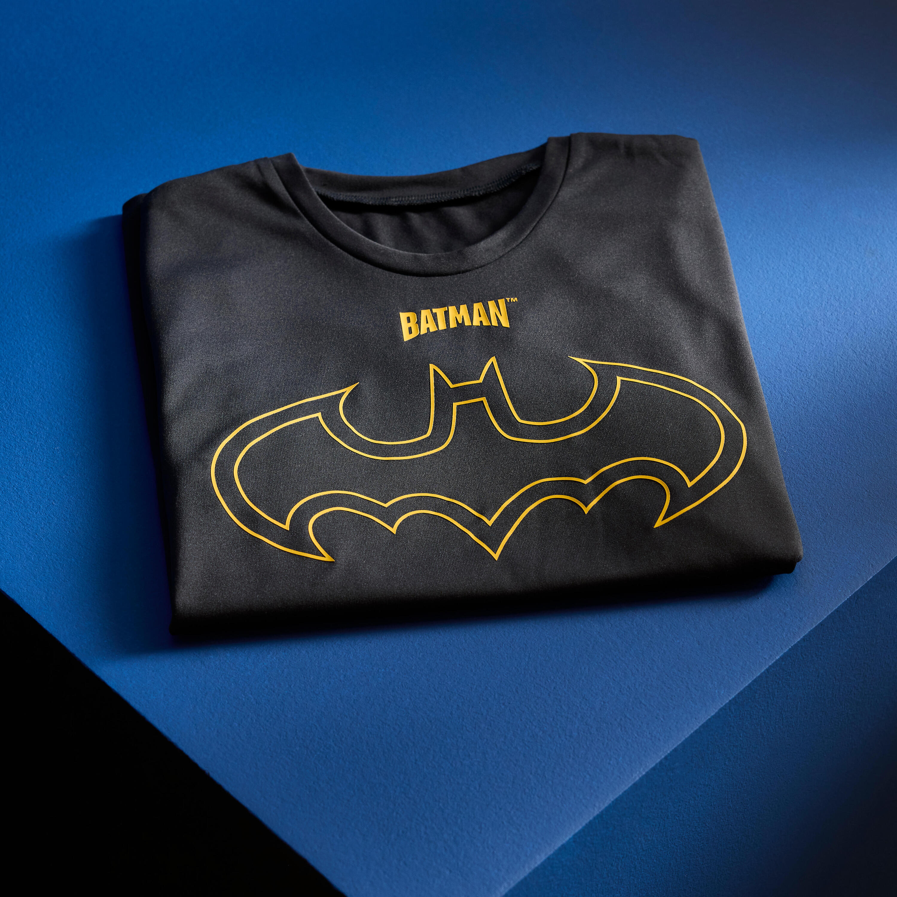 T-shirt respirant enfant Batman noir 12/13