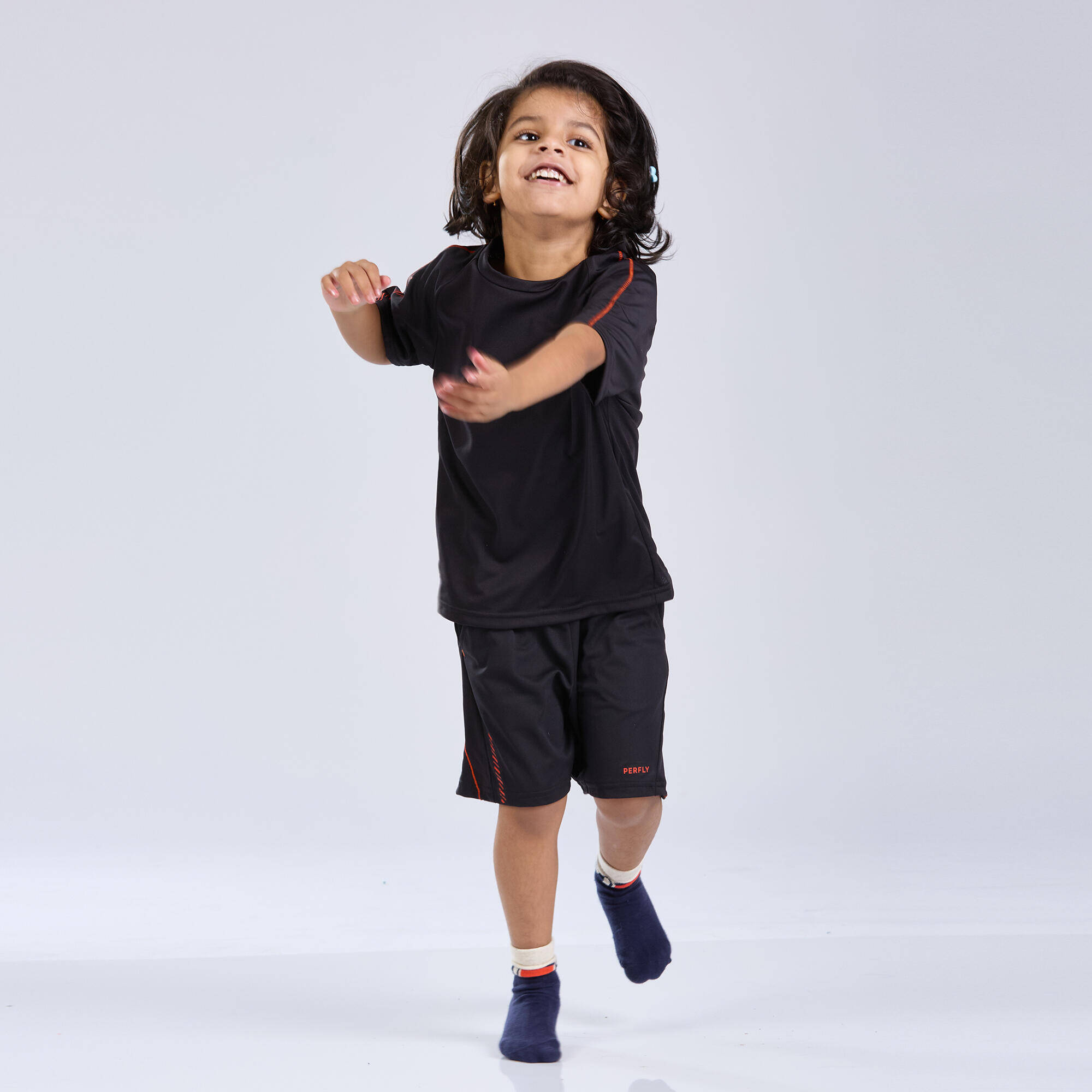 Kids Badminton Shorts 530 Black -  5