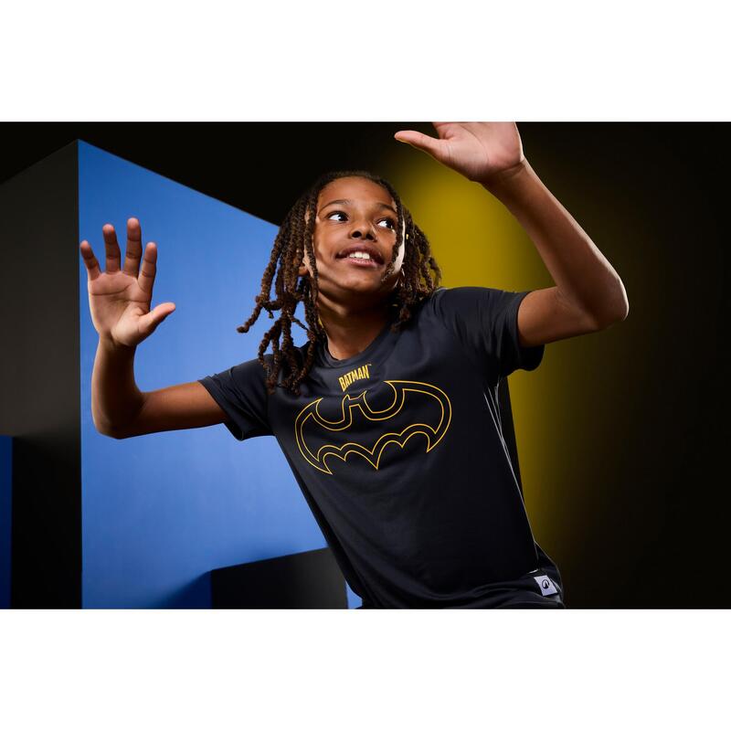 Tricou respirant sport cu logo Batman Negru Băieți