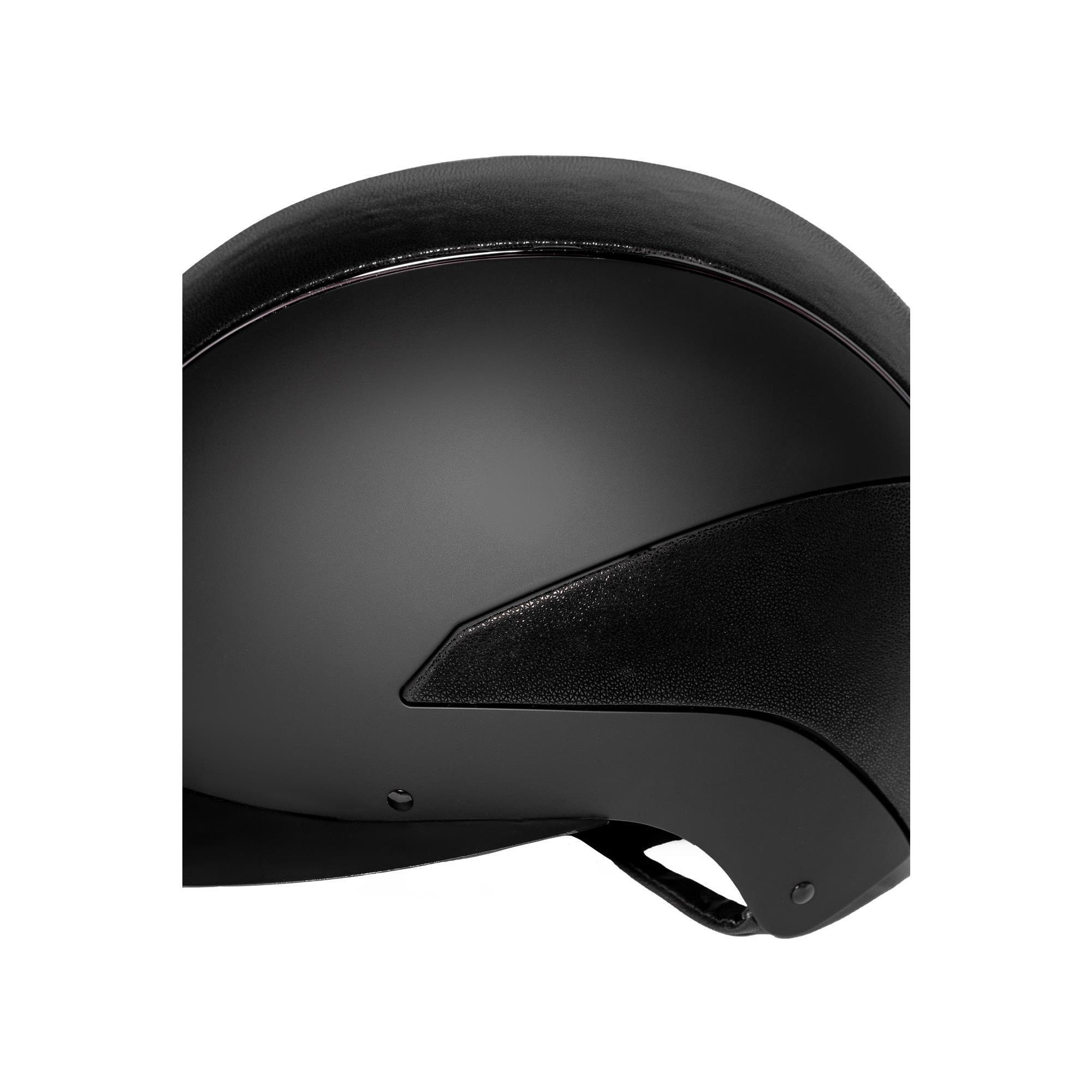 Kask jeździecki Premium krótki daszek, czarny Equus Brand 4/6