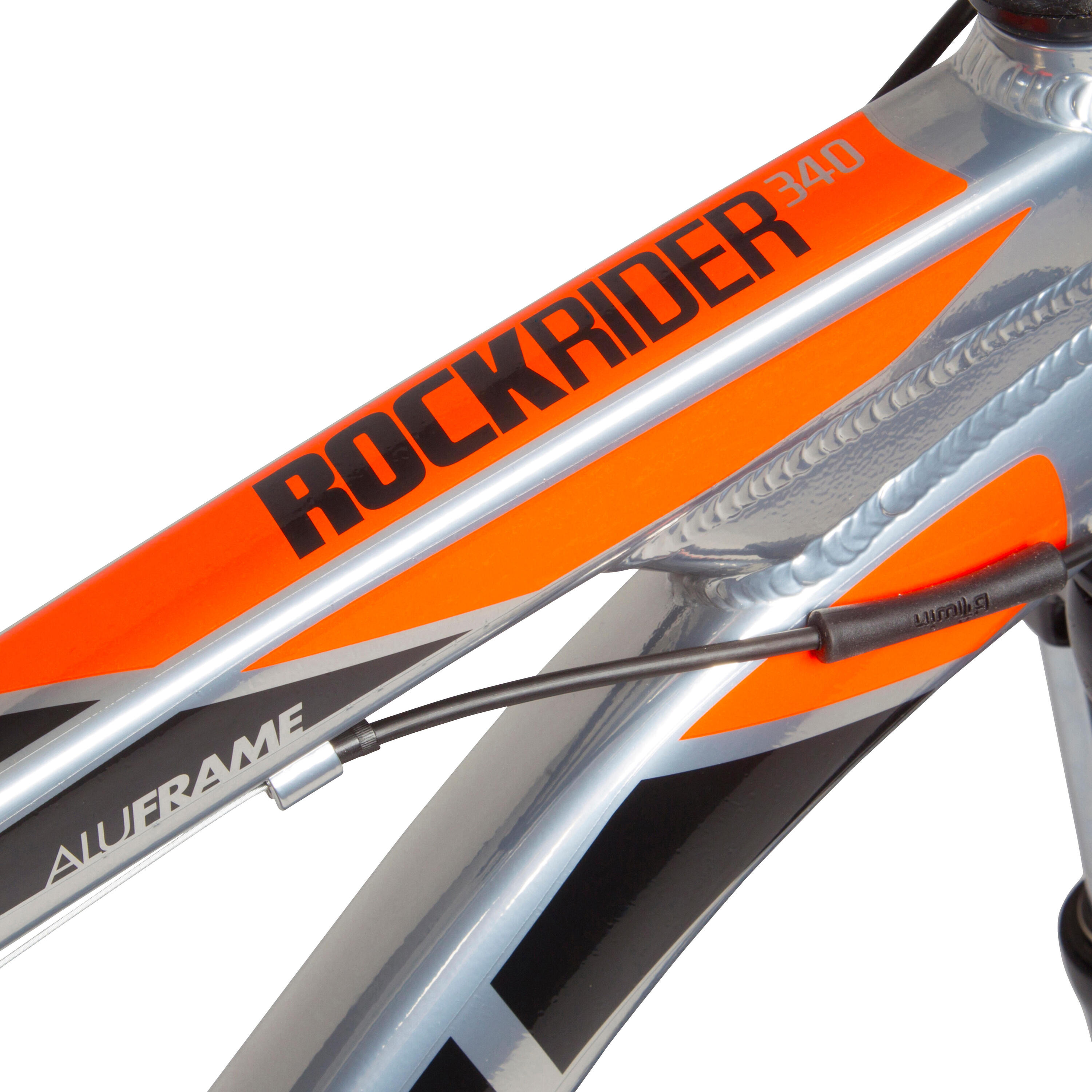 Rockrider 340 MTB - Chrome/Orange/Black 2/12