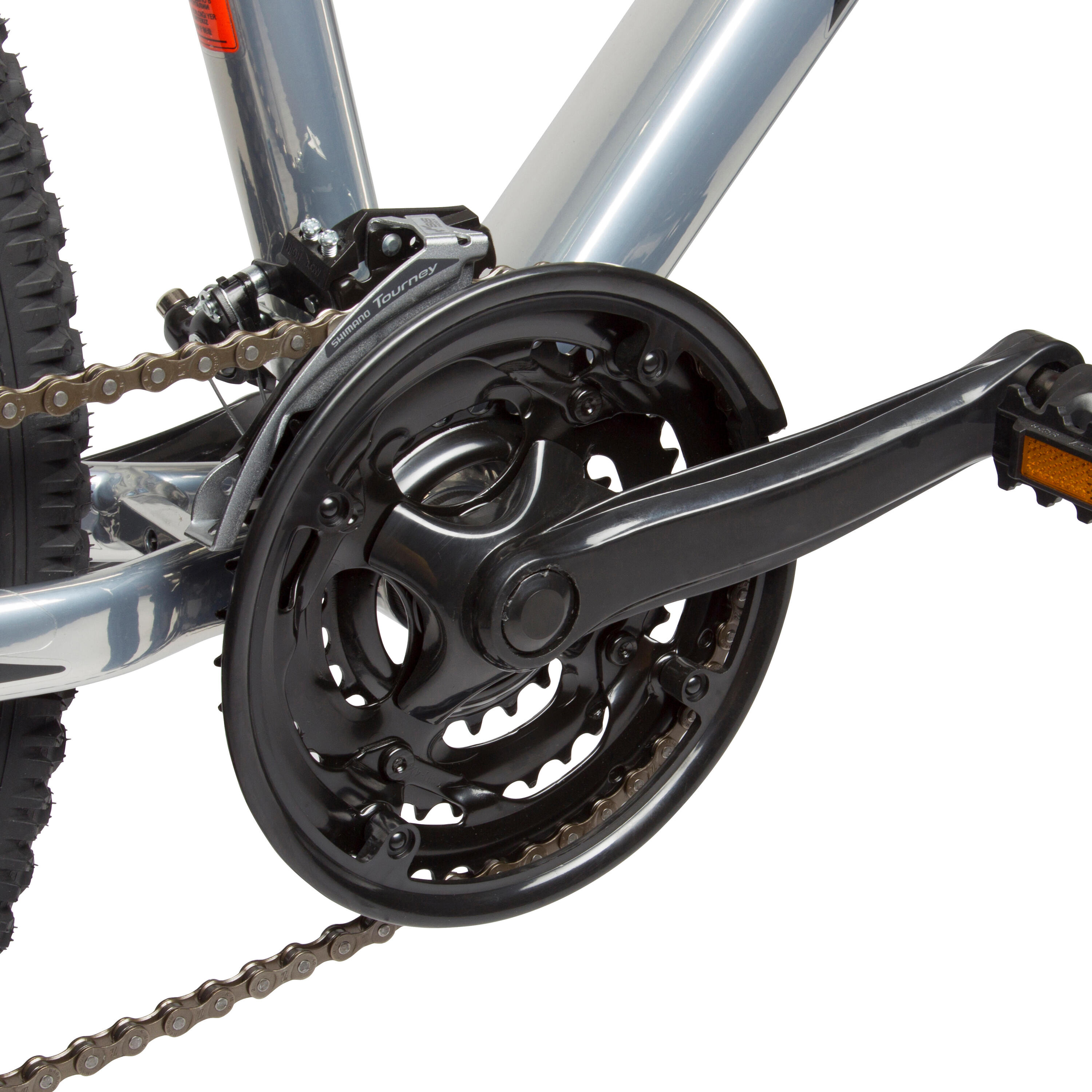 Rockrider 340 MTB - Chrome/Orange/Black 8/12
