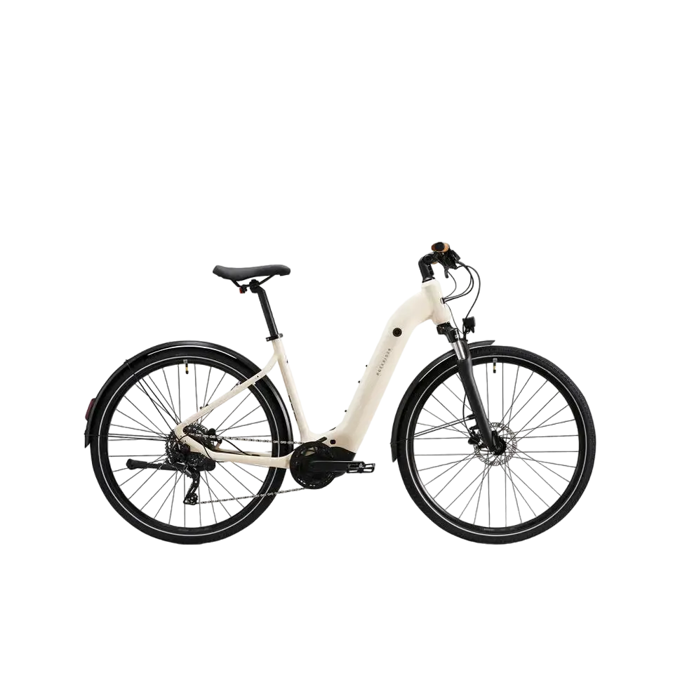 E-Bike SUV Trekking 28 Zoll e-actv 500 LF niedriger Einstieg Yamaha beige