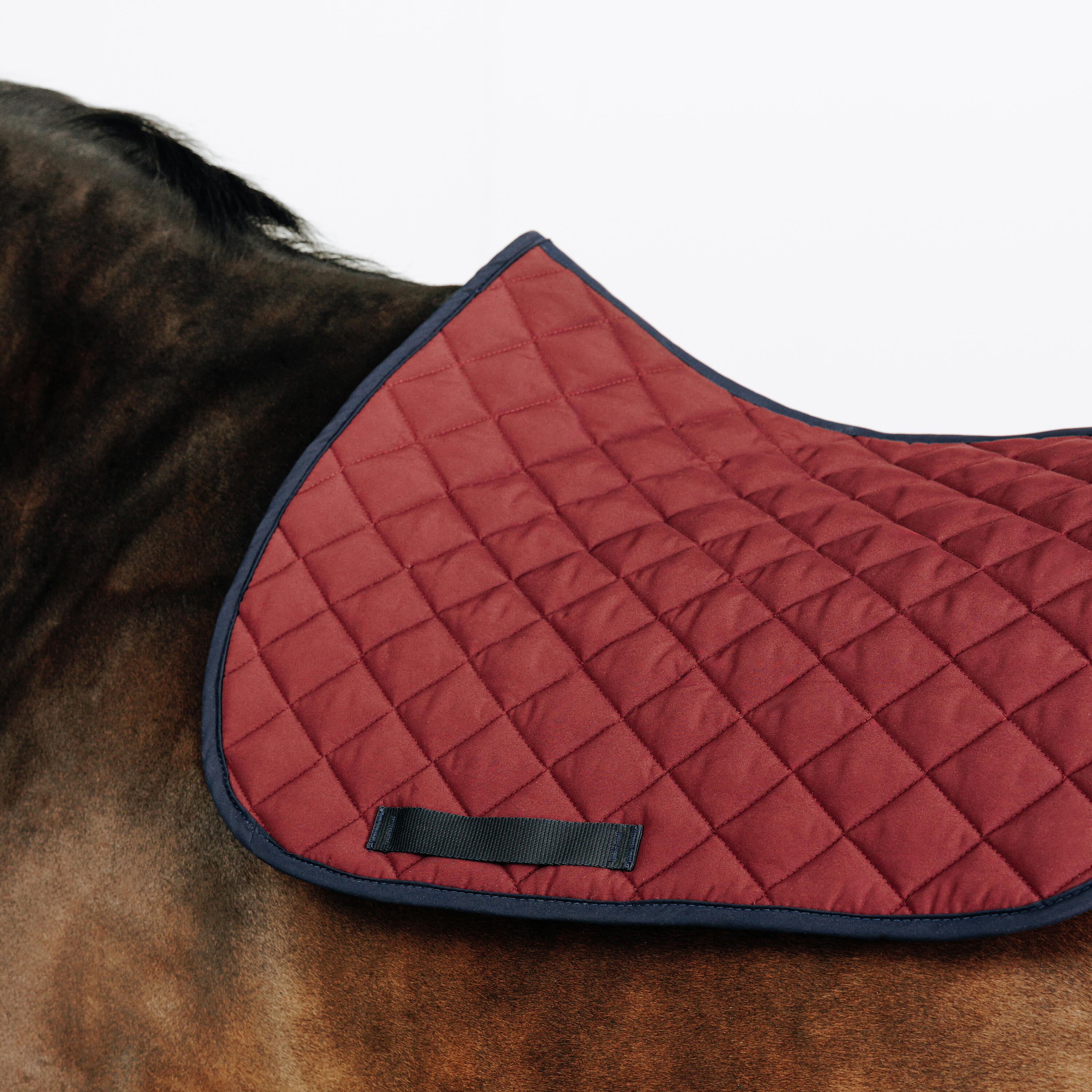Horse Saddle Cloth 100 - Burgundy 2/3