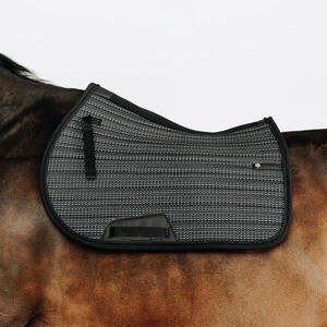 Mantilla Silla Equitación 900 Pimp Negro Caballo/Poni