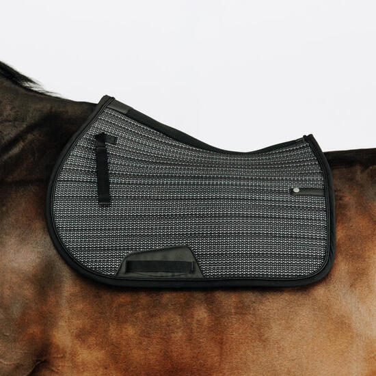 Tapis de selle équitation cheval et poney - 900 pimp noir