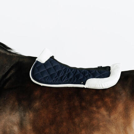 Amortisseur équitation mouton synthétique cheval et poney - 500 marine