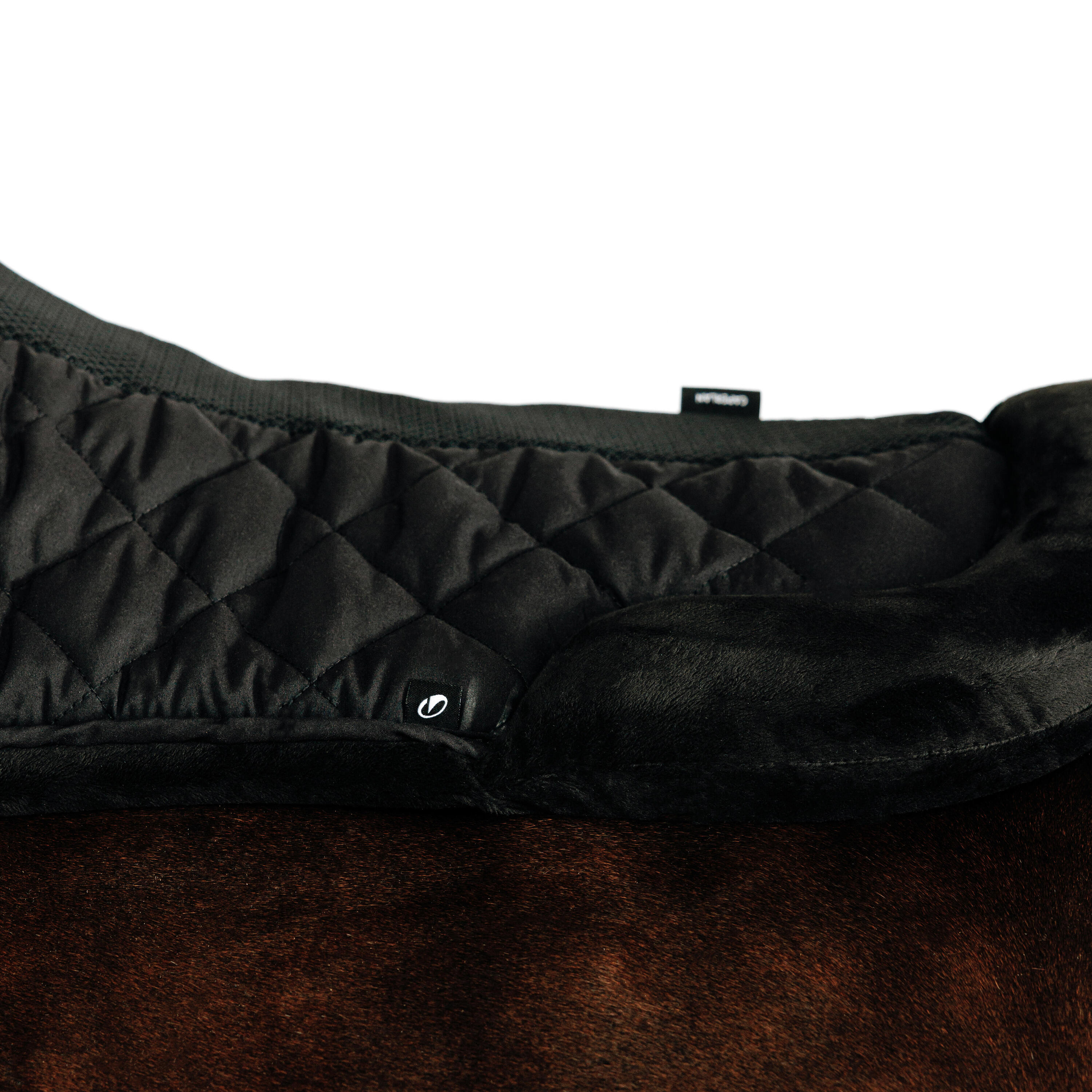 Zadelonderlegger voor paarden en pony's 500 zwart 4/5