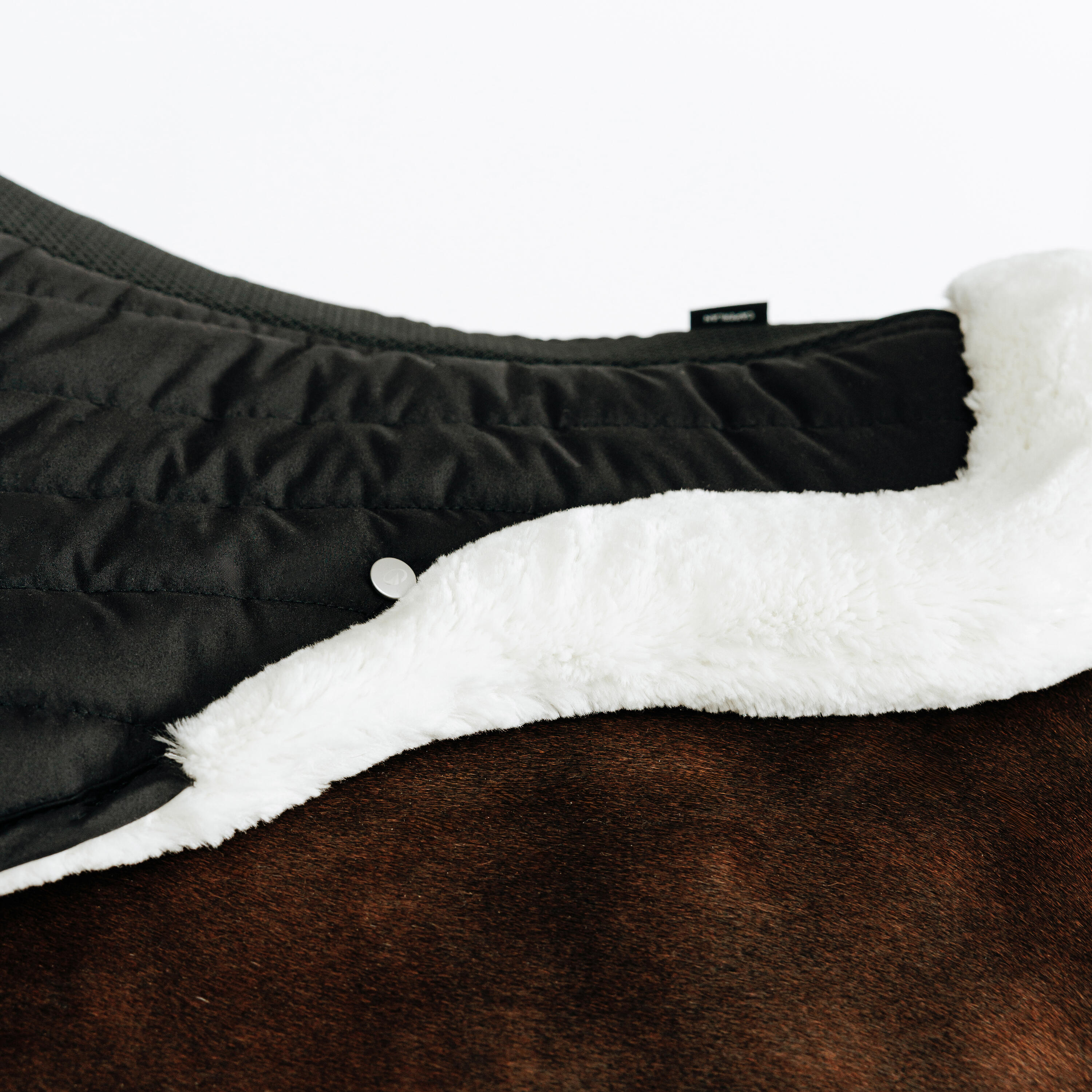 Amortisseur d'équitation pour cheval en mouton synthétique - 900 4/5