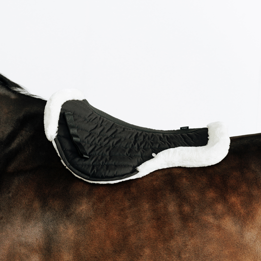 Amortisseur équitation mouton synthétique cheval - 900 noir