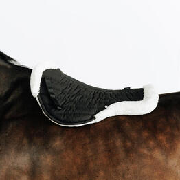 Amortisseur équitation mouton synthétique cheval - 900 noir