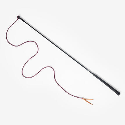 Stick éthologique équitation drapeau et cordelette