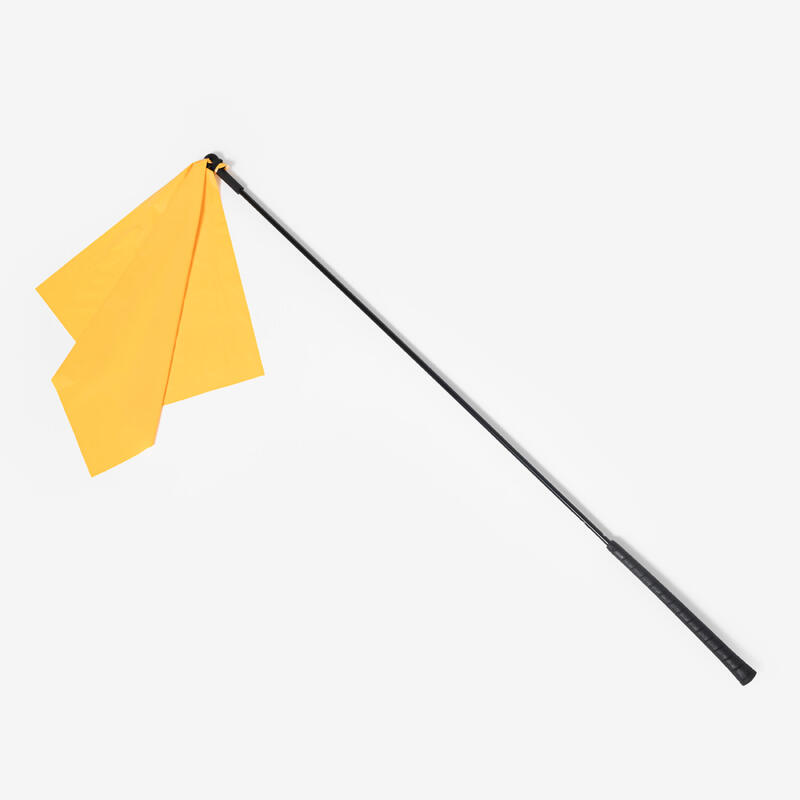 Stick éthologique équitation drapeau et cordelette