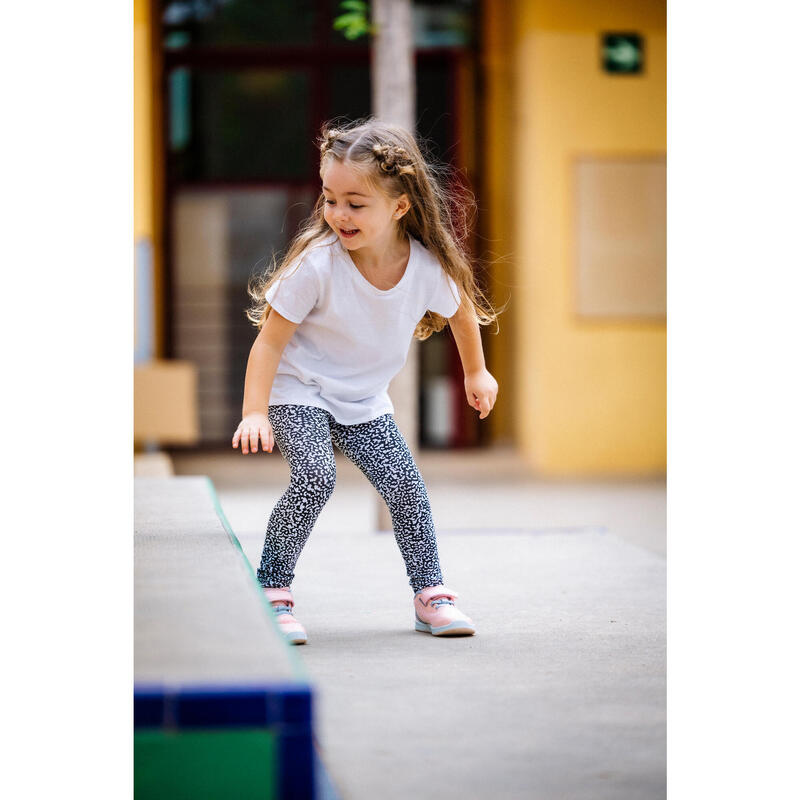 Colanți bumbac babygym Imprimeu negru și alb Copii