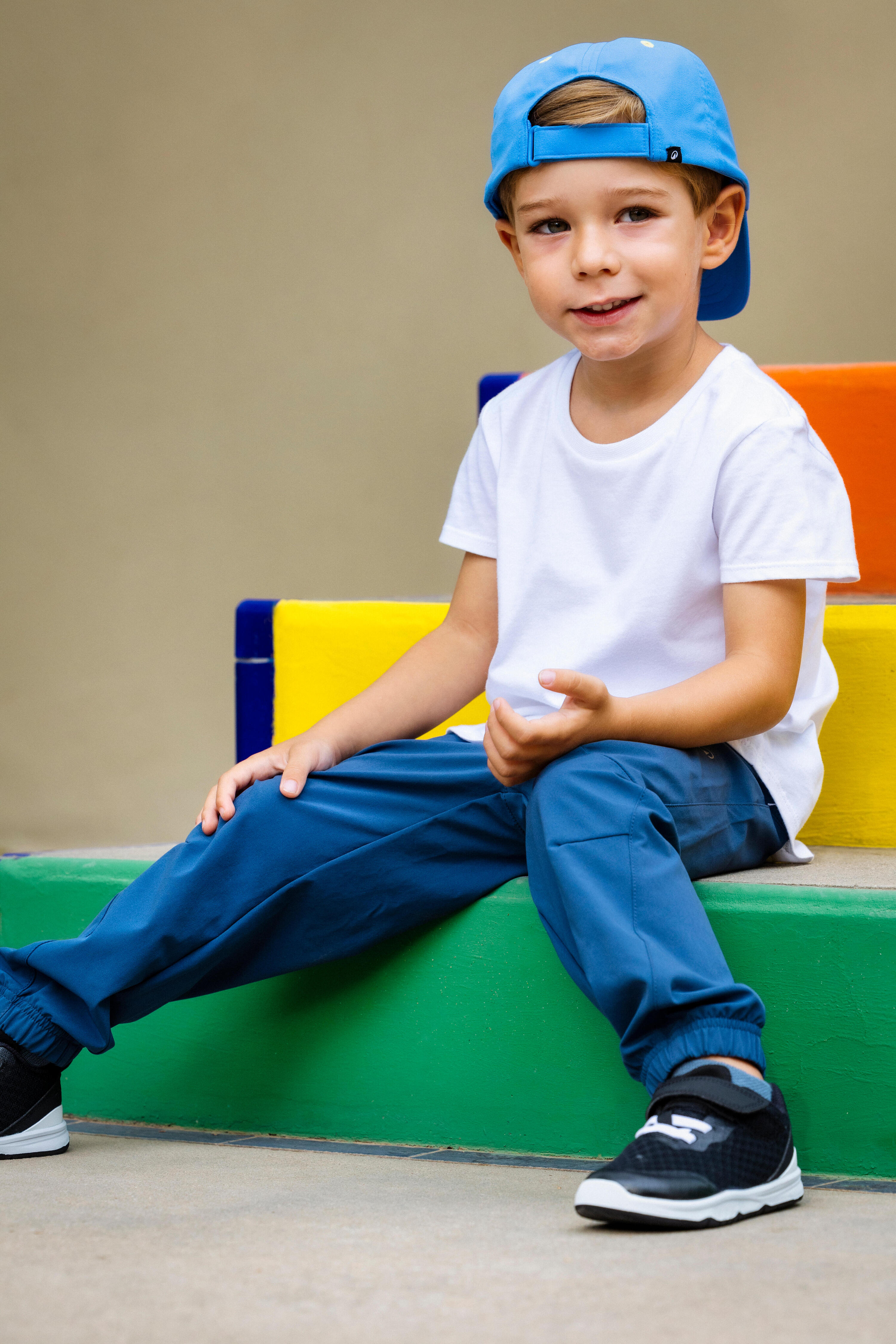 T-Shirt Kleinkinder Baumwolle - weiss  16/19