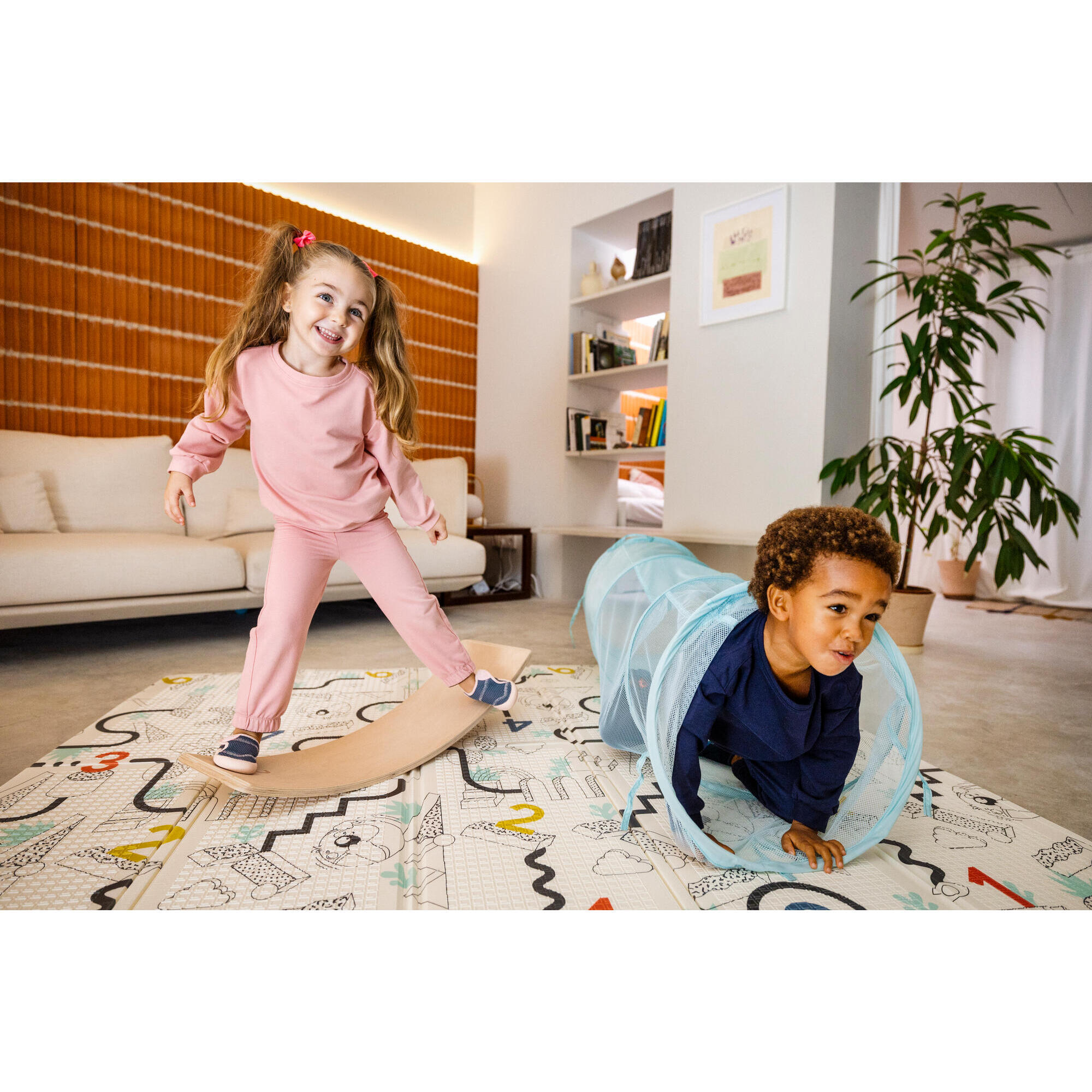 Chausson antiderapant et respirant enfant bleu Decathlon