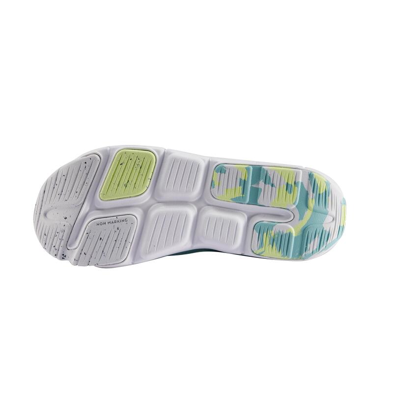 Încălțăminte sport cu bandă cu arici, respirantă Playful Summer, Turcoaz Copii