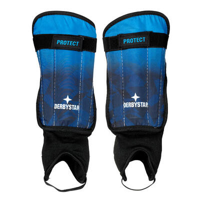 Kinder Fußball Schienbeinschoner mit Knöchelschutz - Protect grau