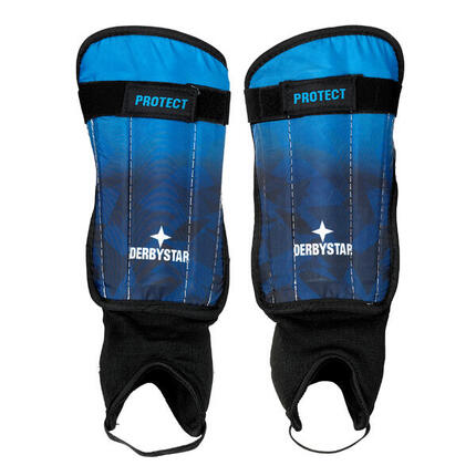 Kinder Fußball Schienbeinschoner mit Knöchelschutz - Protect grau