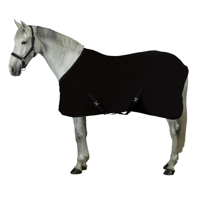 Chemise d'écurie équitation cheval et poney POLAR 200 noir