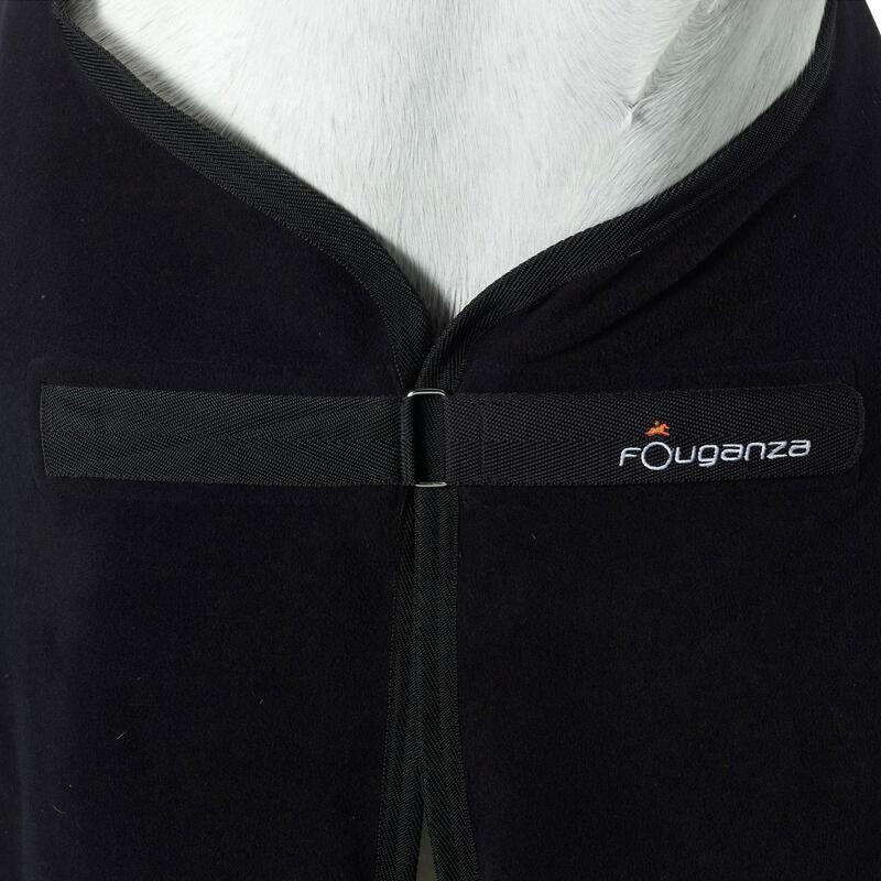 Chemise d'écurie équitation cheval et poney POLAR 200 noir