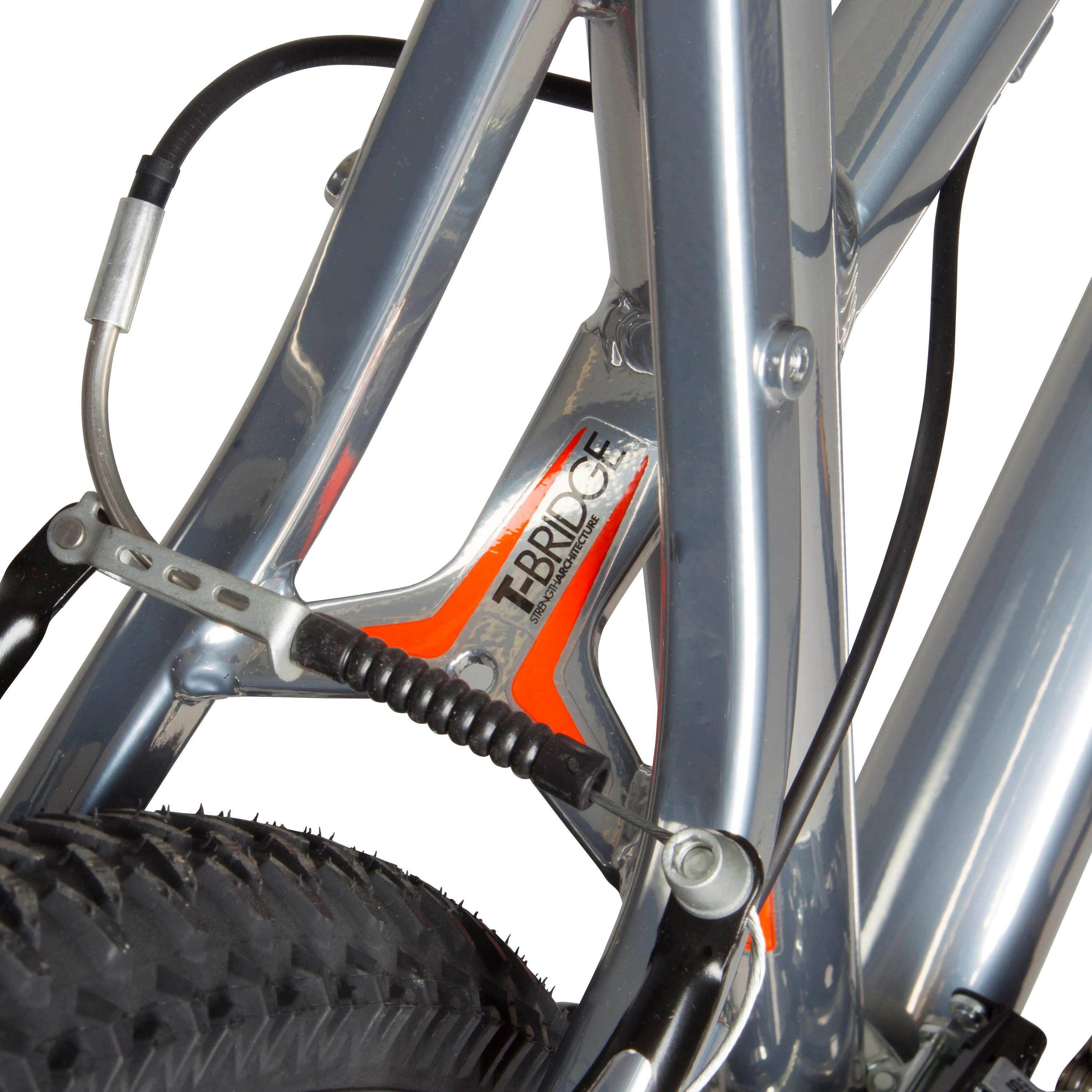 Rockrider 340 MTB - Chrome/Orange/Black 7/12