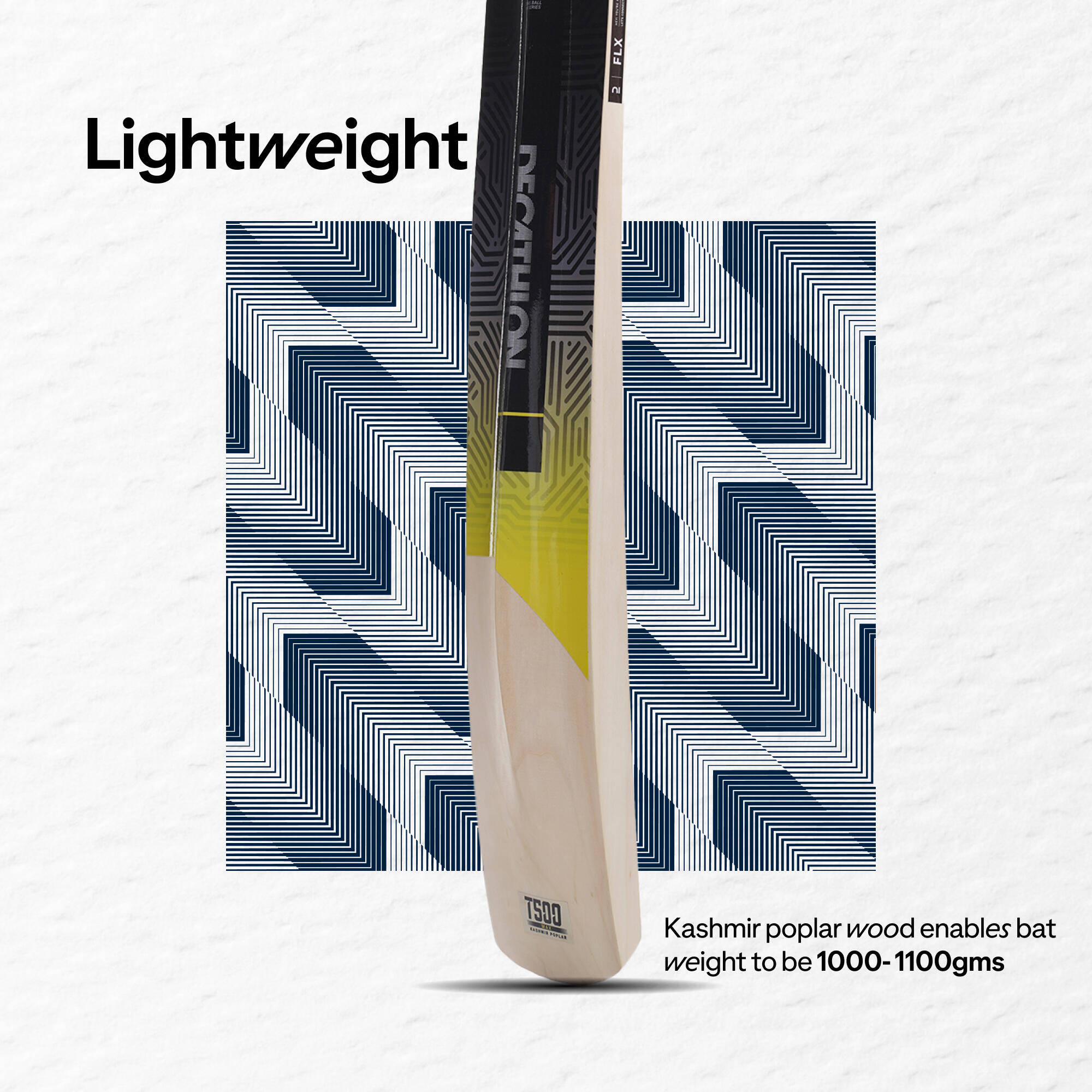 Cricket Bat for Soft & Medium Tennis Ball SH T500 Max - Dark Lime -  2